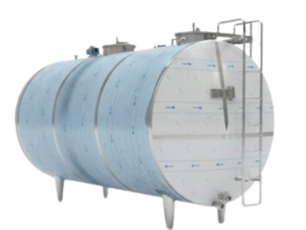 Horizontal Milk Storage Tank